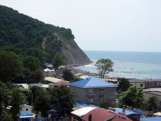 view of the island