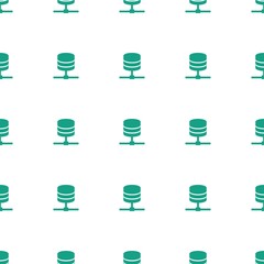 Poster - server icon pattern seamless white background