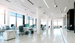 Leinwandbild Motiv 3d modern office interior render