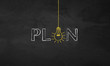 © Indiloo - Chalk Bulb Words - Plan