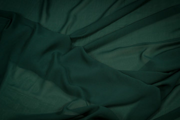 Fabric chiffon green