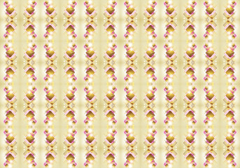 Poster - Abstract 3d computer generated illustration of unique bright colorful fractal patterns background