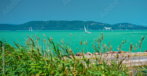 Lake Balaton in summer
