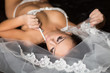 Sexy Bride wearing Veil