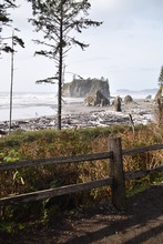 Olympic National Park, Washington State. U.S.A. October 17, 2017. Ruby Beach.
