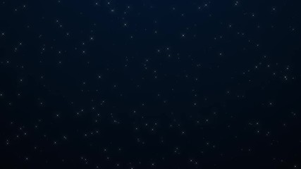 Wall Mural - night starry skies with twinkling or blinking stars motion background. looping seamless space backdr