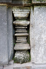 relief stone black carvings