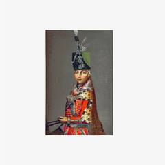 Canvas Print - Hungarian military personnel portrait