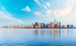 © ABCDstock - Panoramic city skyline with buildings in Hangzhou at sunrise