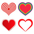 © picoStudio - 4 valentine love hearts collection