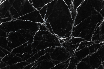Wall Mural - abstract black natural marble texture background high resolution or design art work,dark stone floor