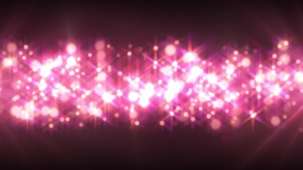 Poster - Abstract Glimmering Particles Animation/ 4k animation of a decorative glimmering background with fractal light seamless looping