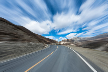 highland road to Daocheng, China