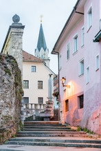 Parish Church Of St. Cantianus And The Town Center Of Kranj