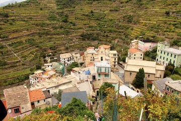 Wall Mural - panoramic view of the old town