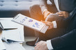 © Yingyaipumi - Business People Meeting Design Ideas professional investor working new start up project.Co working conference,Business team present new plan financial graph data.Start up project Concept.