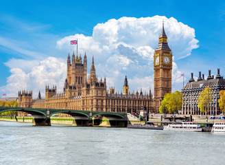 big ben and houses of parliament, london, uk