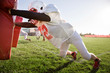 © Cavan Images - American football player (16-17) practicing