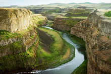 Elevated View Of Palouse Falls                               