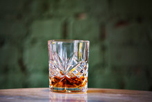 Whiskey In Drinking Glass 