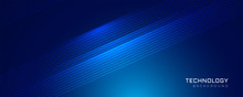 Blue Technology Glowing Lines Background