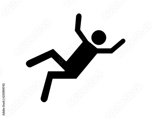 転倒 黒 Stock イラスト Adobe Stock