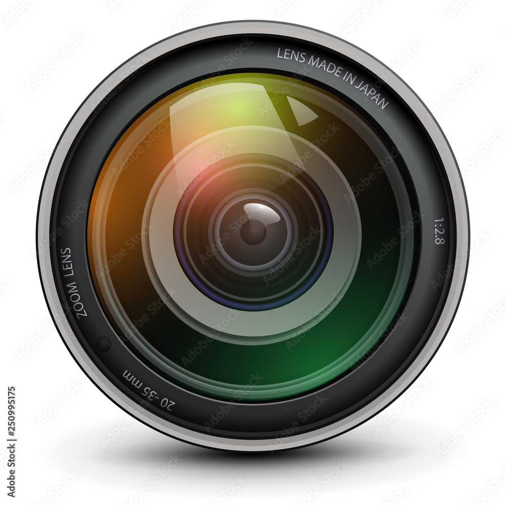Camera photo lens - obrazy, fototapety, plakaty 