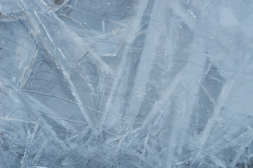 Canvas Print - ice on pool background texture