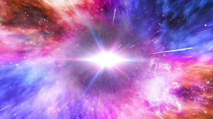 Wall Mural - Space Wormhole Tunnel (Time Travel) 4K