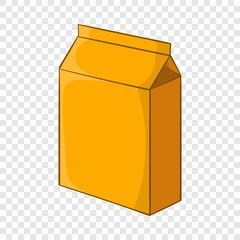 Poster - Cardboard packaging icon in cartoon style isolated on background for any web design 
