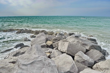 Wall Mural - Rocky Beach in Key West, Florida, USA