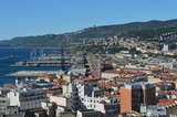 Fototapeta Miasto - Panorama photo of Rijeka on a sunny day