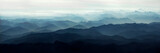Fototapeta Góry - Aerial panoramic view of mountains