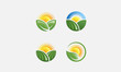farm logo design pack, farm icon, vector