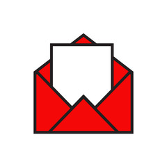 Mail logo icon template