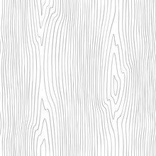 Seamless Wooden Pattern. Wood Grain Texture. Dense Lines. Abstract Background. Vector Illustration