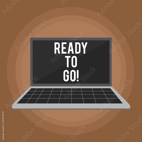 Handwriting Text Writing Ready To Go Concept Meaning Are You Prepared For The Future Travel Trip Mission Start Stock Illustration Adobe Stock