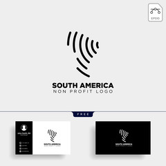 Wall Mural - south africa charity logo template vector illustration icon element