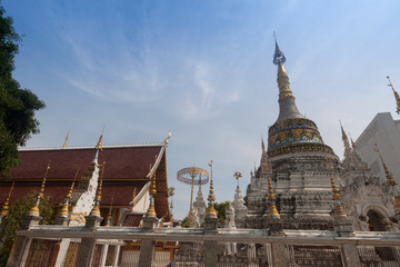 Wat Sanfang temple is  beautiful temple in Chiangmai , Thailand