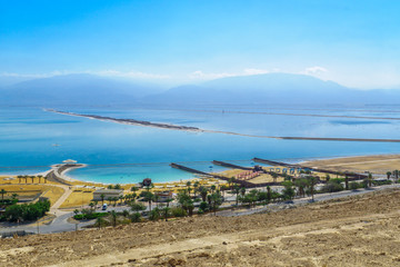 Wall Mural - Hamei Zohar resort, on the coast of the Dead Sea