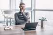 © Friends Stock - Stylish man taking a break in modern office