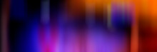 Abstract Composition Of Vertical Rays Of Violet, Red, Pink, Blue On A Dark Background.