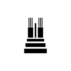 Poster - fiber optic cable icon. Element of internet connection icon. Premium quality graphic design icon. Signs and symbols collection icon for websites, web design, mobile app