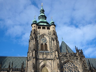 St. Vitus Cathedral, Metropolitan Cathedral of Saints Vitus, Wenceslaus and Adalbert, Prague, Czech Republic