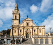 The Cathedral of San Giovanni Battista in the baroque town Ragusa superiore in Sicily, Italy