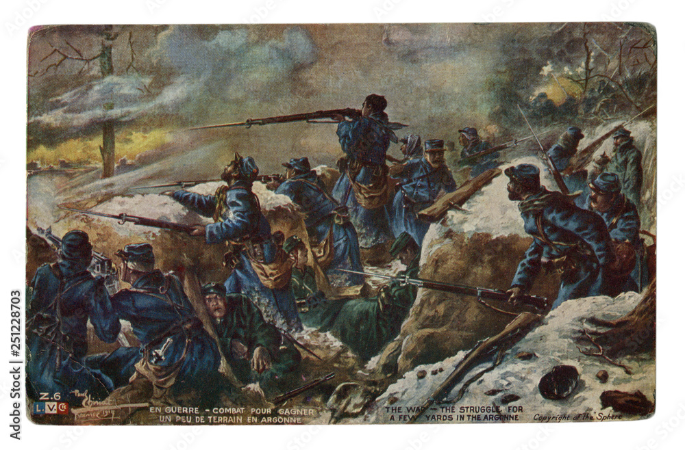 WW1 photo postcard of German war dead near trenches WW1 photo postcard of German war dead near trenches