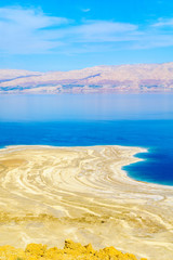 Wall Mural - Coastline of the Dead Sea