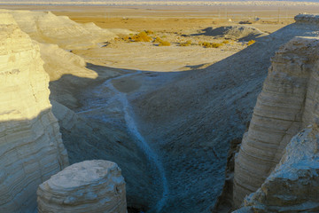 Wall Mural - Desert landscape, and marlstone rock formation