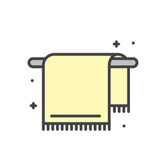 Poster - Bathroom line icon on white background for graphic and web design, Modern simple vector sign. Internet concept. Trendy symbol for website design web button or mobile app