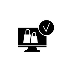 Aufkleber - Ecommerce, shopping, computer icon. Element of internet commerce icon. Premium quality graphic design icon. Signs and symbols collection icon for websites, web design, mobile app